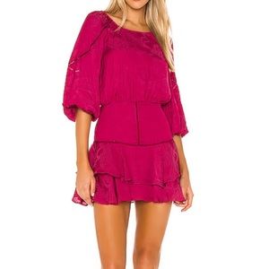 Tularosa Avery Dress in Fuchsia